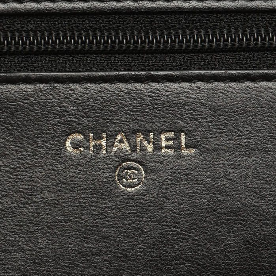 Chanel Chevron Wallet On Chain Bag