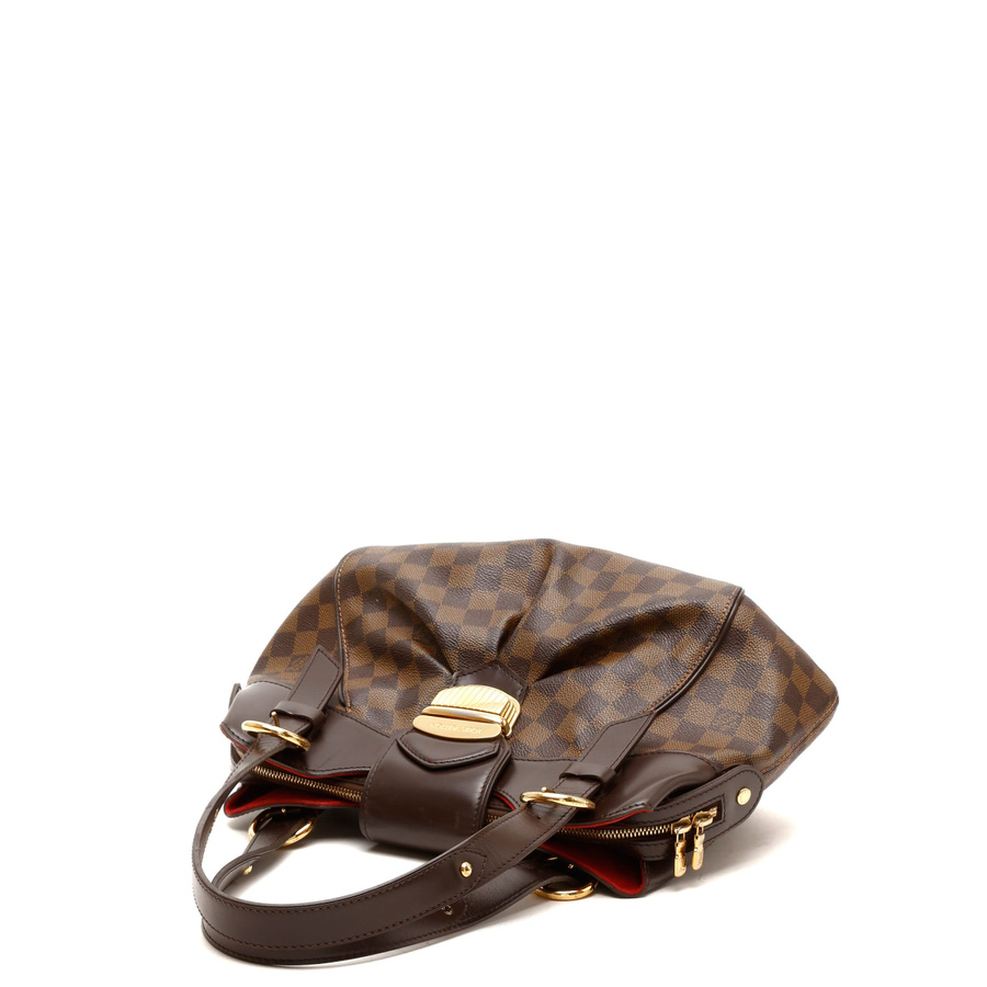 Louis Vuitton Damier Ebene Sistina PM Shoulder Bag