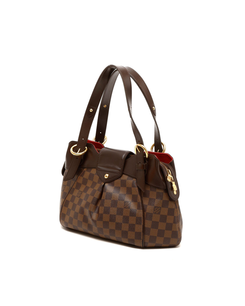 Louis Vuitton Damier Ebene Sistina PM Shoulder Bag