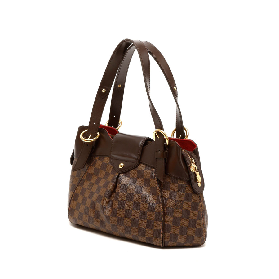 Louis Vuitton Damier Ebene Sistina PM Shoulder Bag