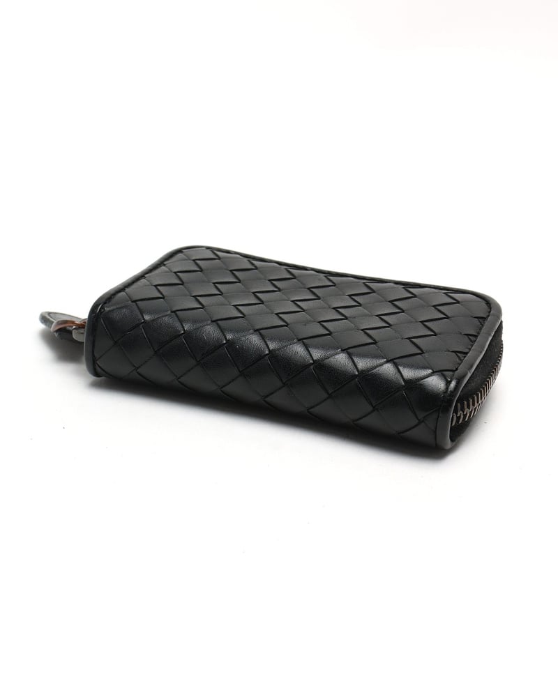 Bottega Veneta Intrecciato Zip Around Card Holder