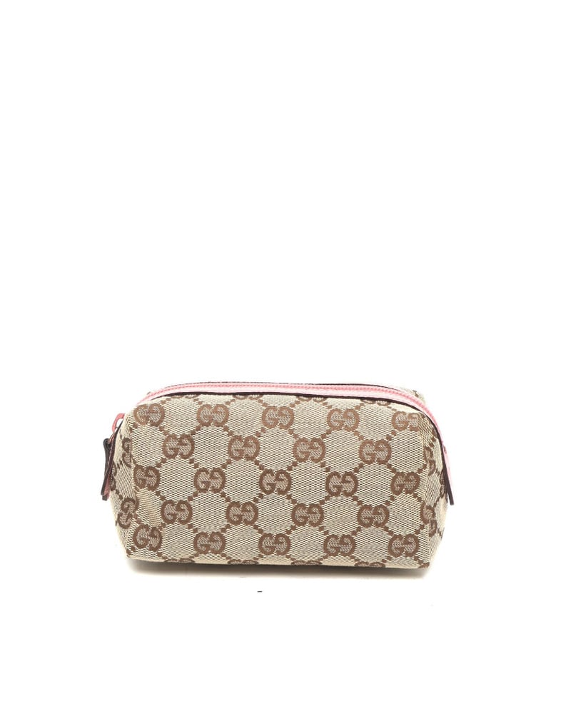 Gucci GG Leather Canva Pouch