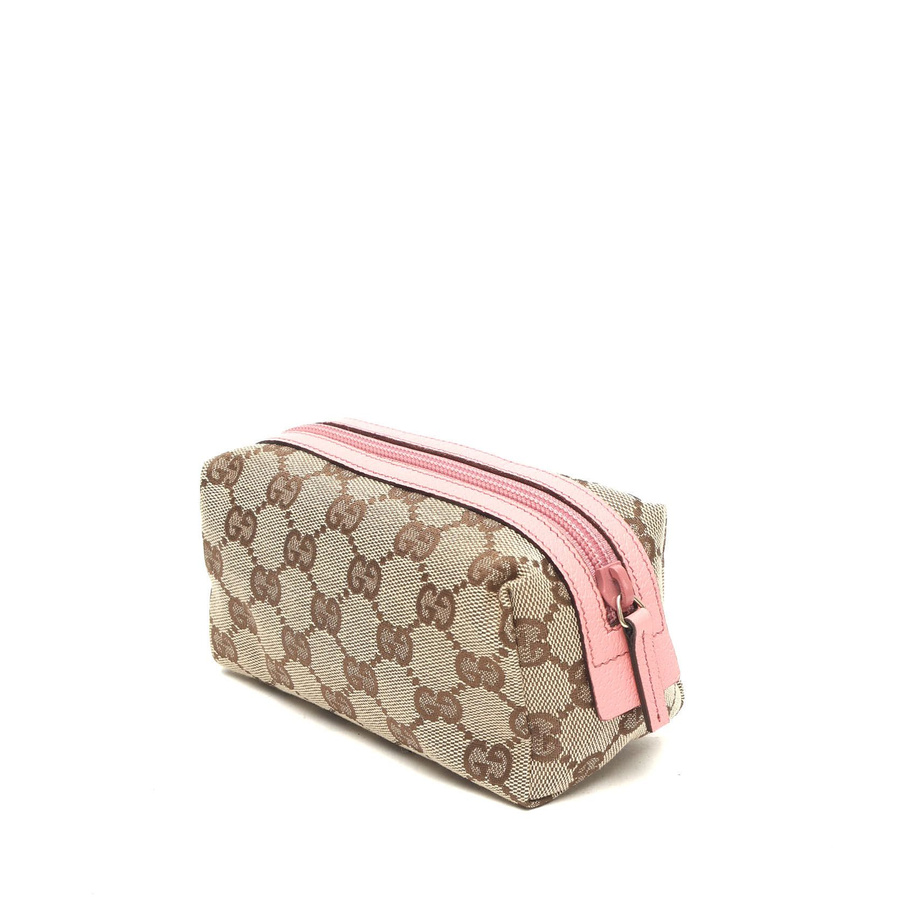 Gucci GG Leather Canva Pouch