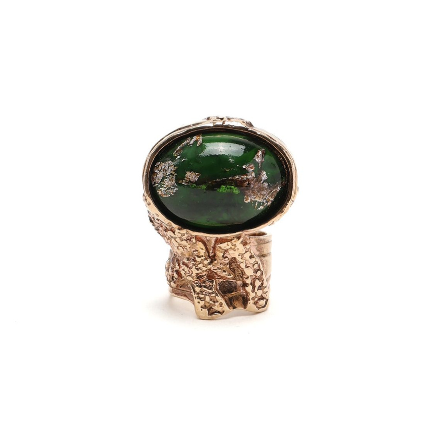 Saint Laurent Vintage Stone Ring, Size 13