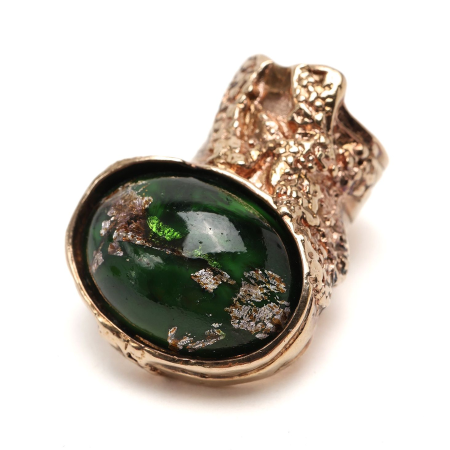 Saint Laurent Vintage Stone Ring, Size 13