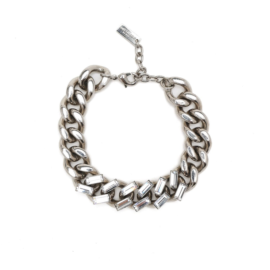 Saint Laurent Rhinestone Chain Bracelet