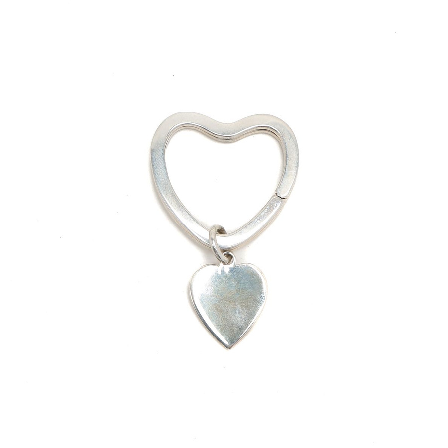 Tiffany & Co Heart Silver Key Ring