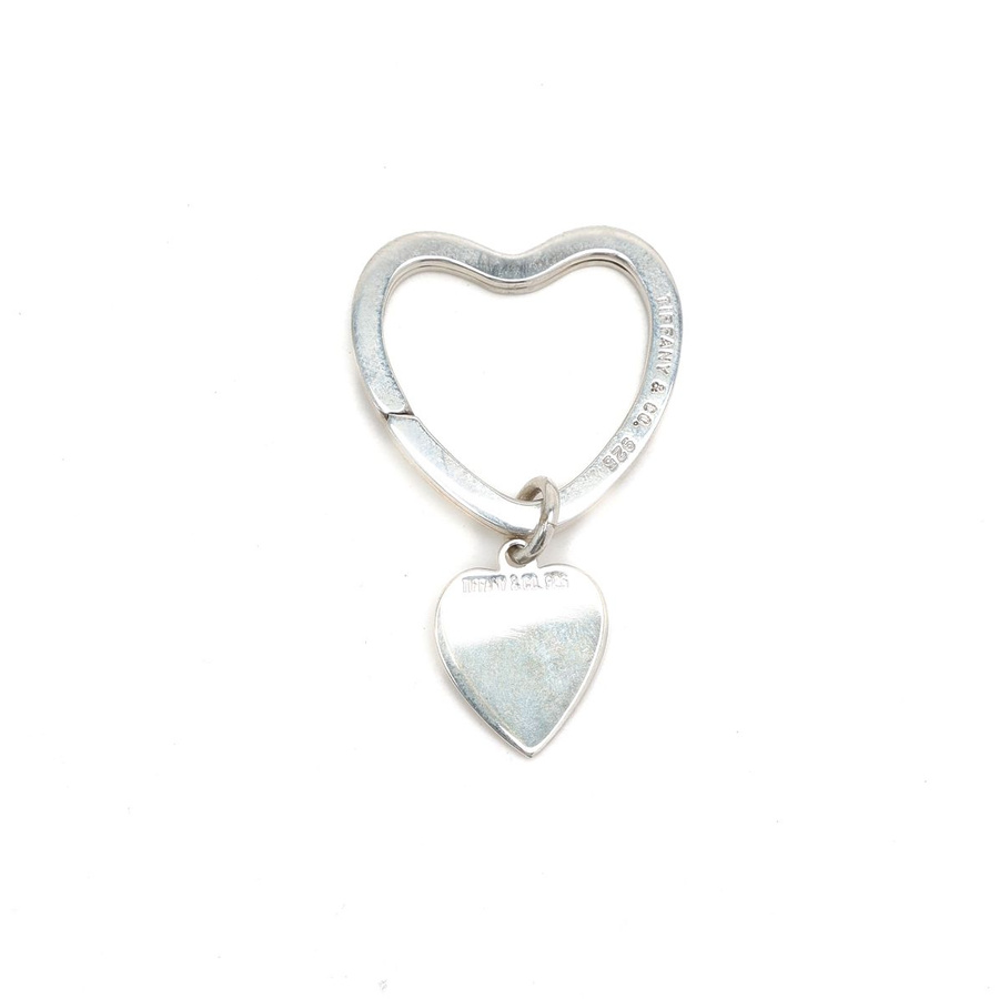 Tiffany & Co Heart Silver Key Ring