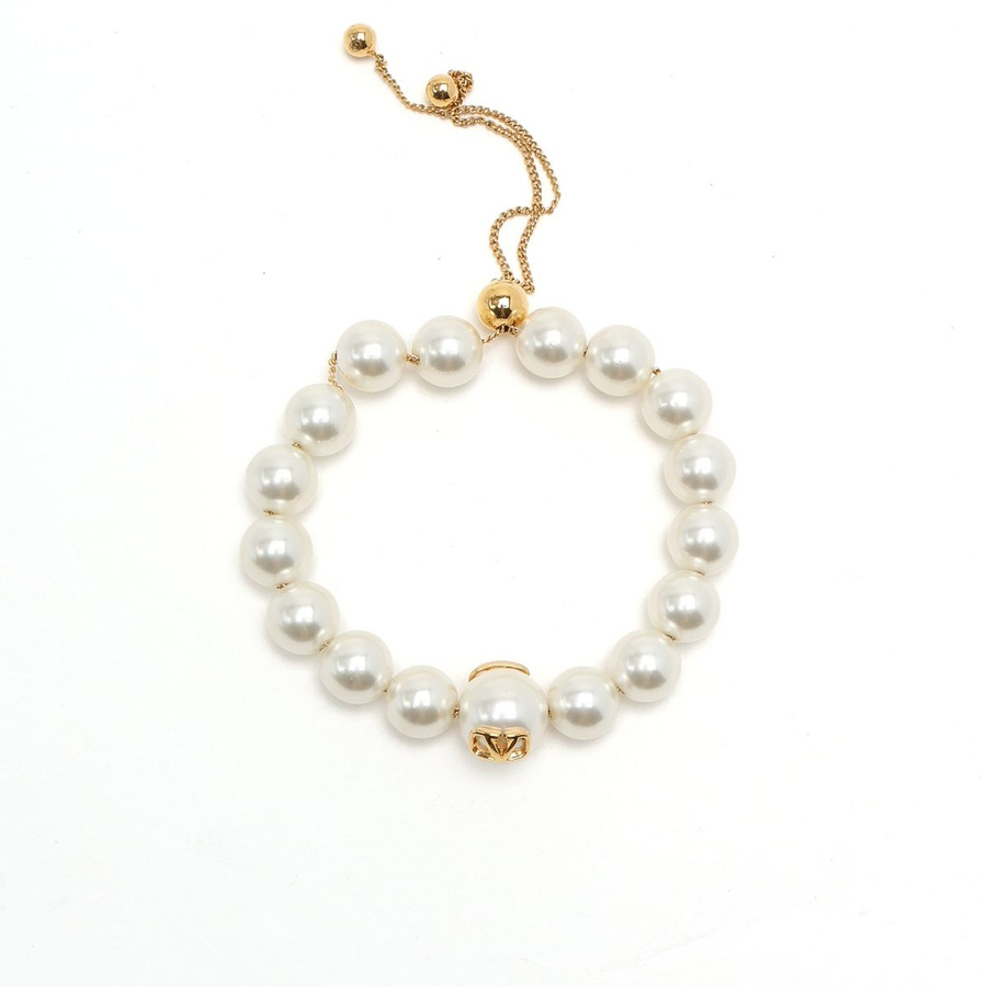 Valentino VLogo Pearl Bracelet