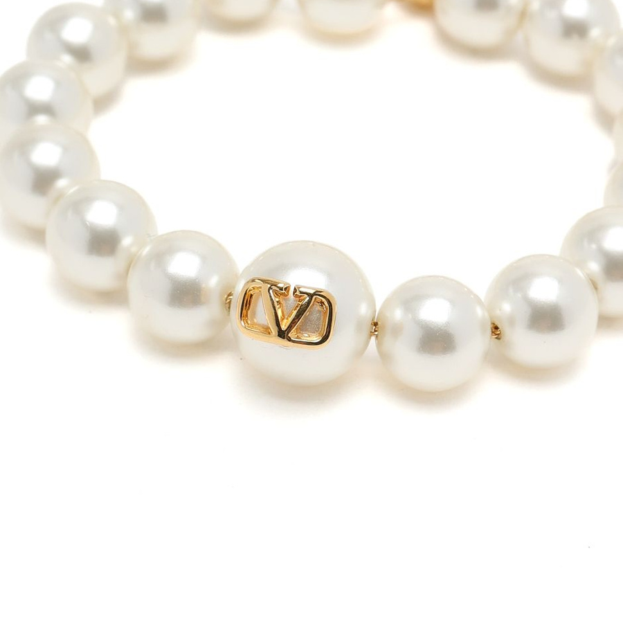 Valentino VLogo Pearl Bracelet