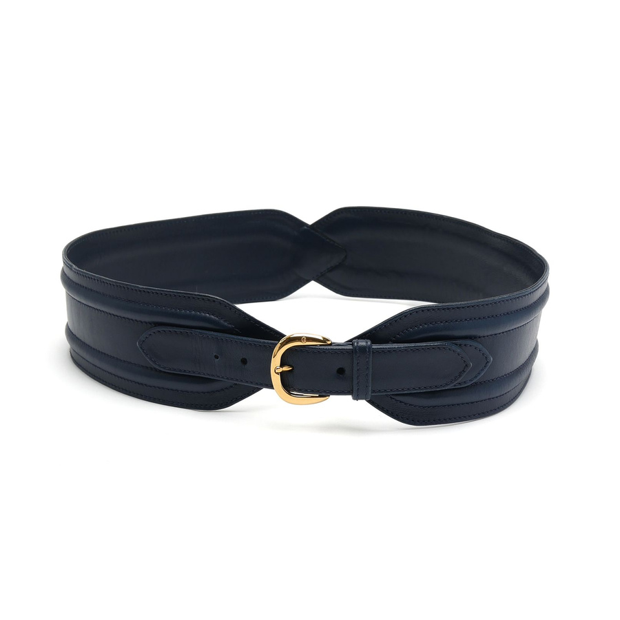 Gucci Leather Waist Belt, Size 75