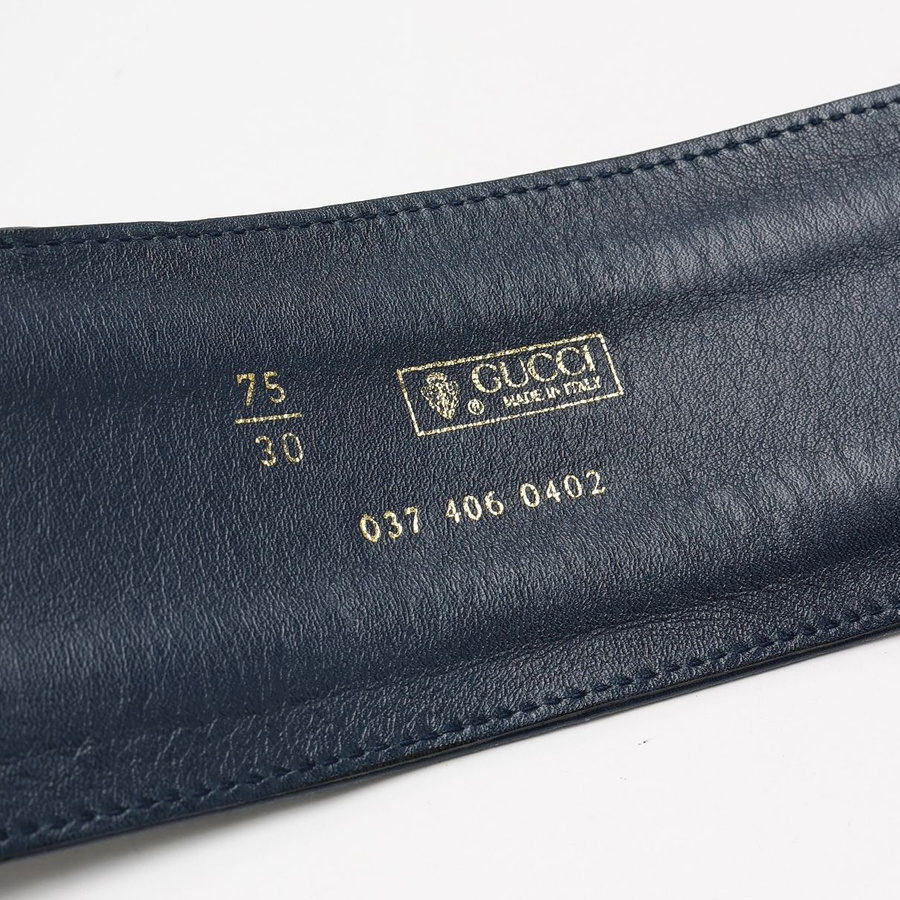 Gucci Leather Waist Belt, Size 75
