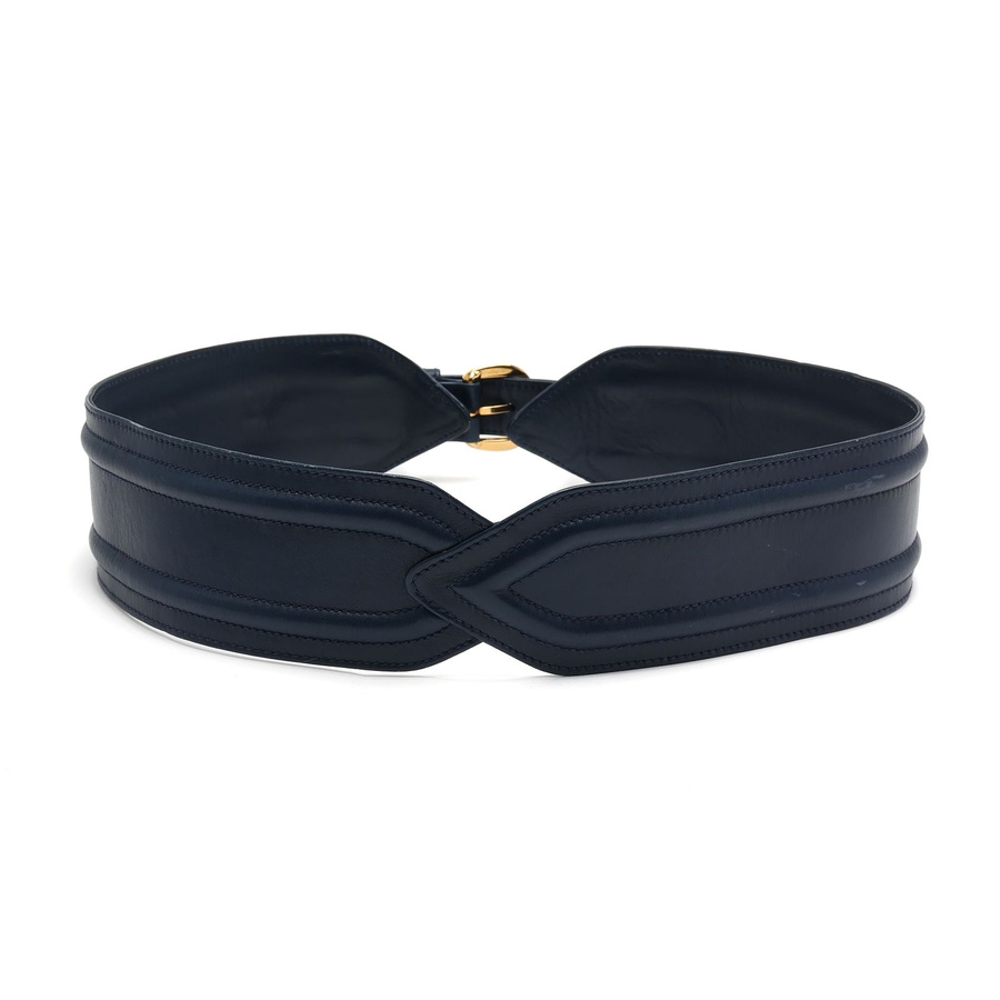 Gucci Leather Waist Belt, Size 75