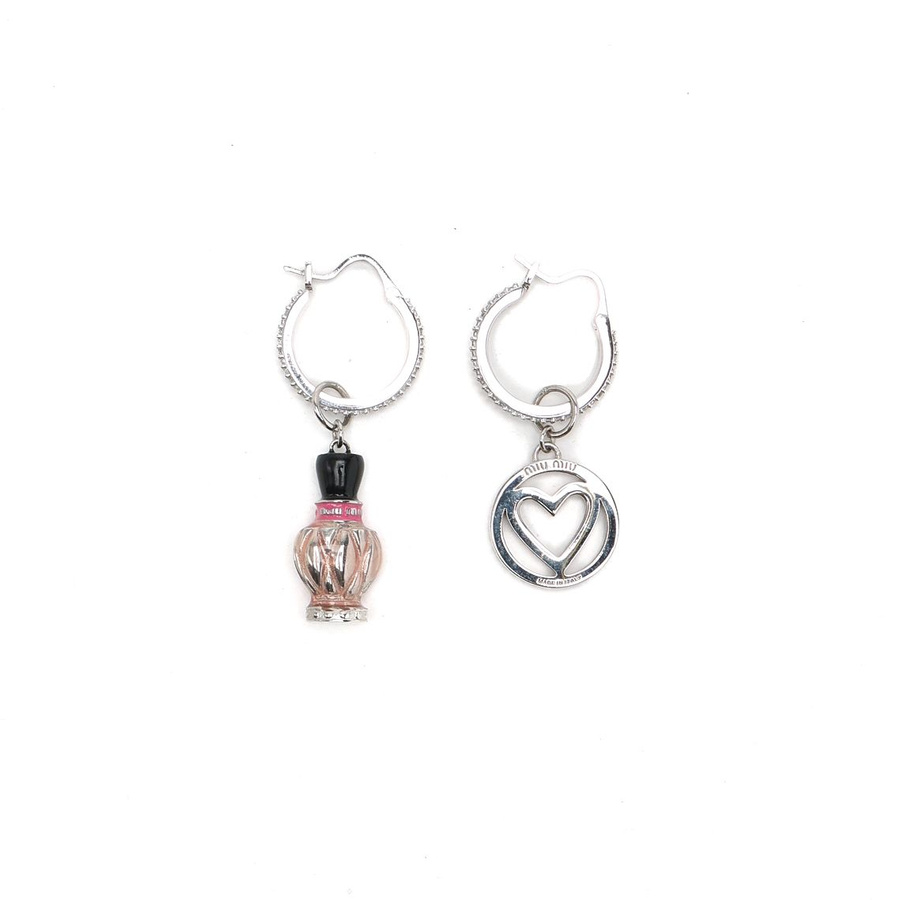 MIU MIU Heart Perfume Earrings