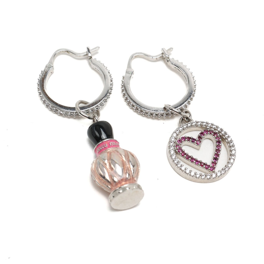 MIU MIU Heart Perfume Earrings