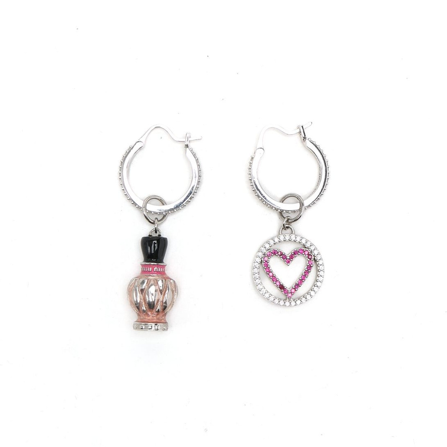 MIU MIU Heart Perfume Earrings