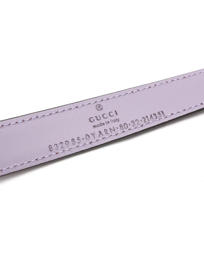 Gucci Leather Belt, Size 80