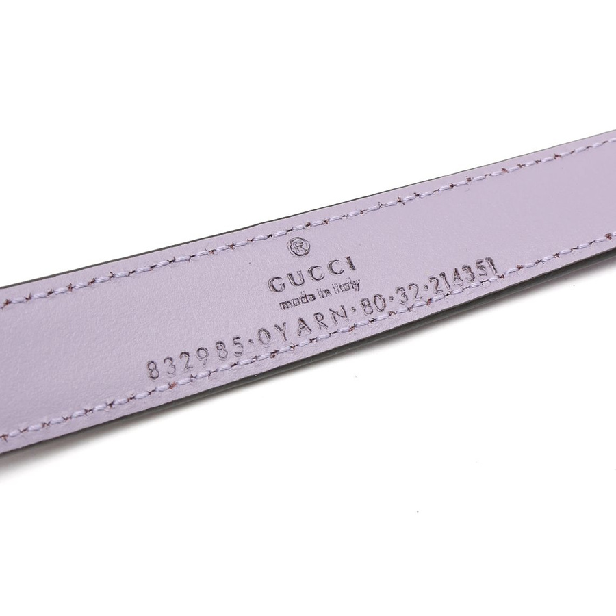 Gucci Leather Belt, Size 80