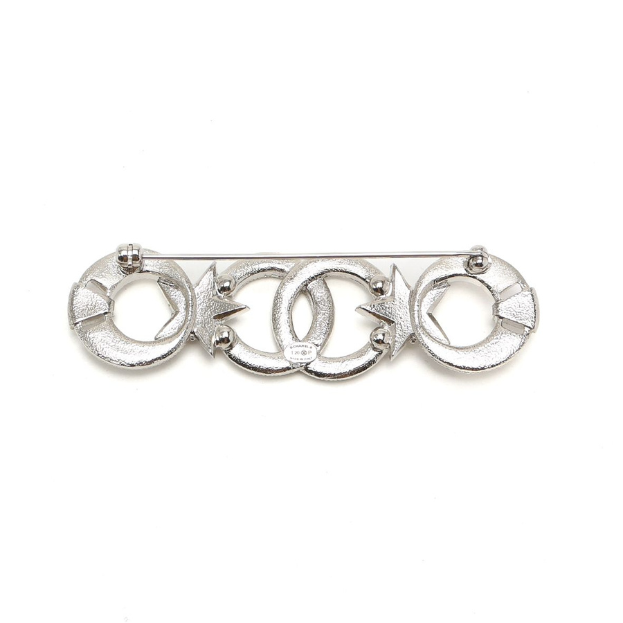 Chanel Coco Mark Rhinestone Brooch