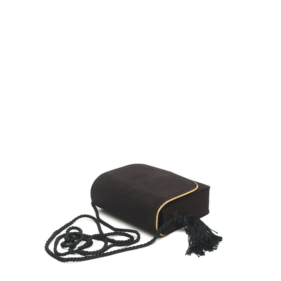 Saint Laurent Suede Tassel Bag