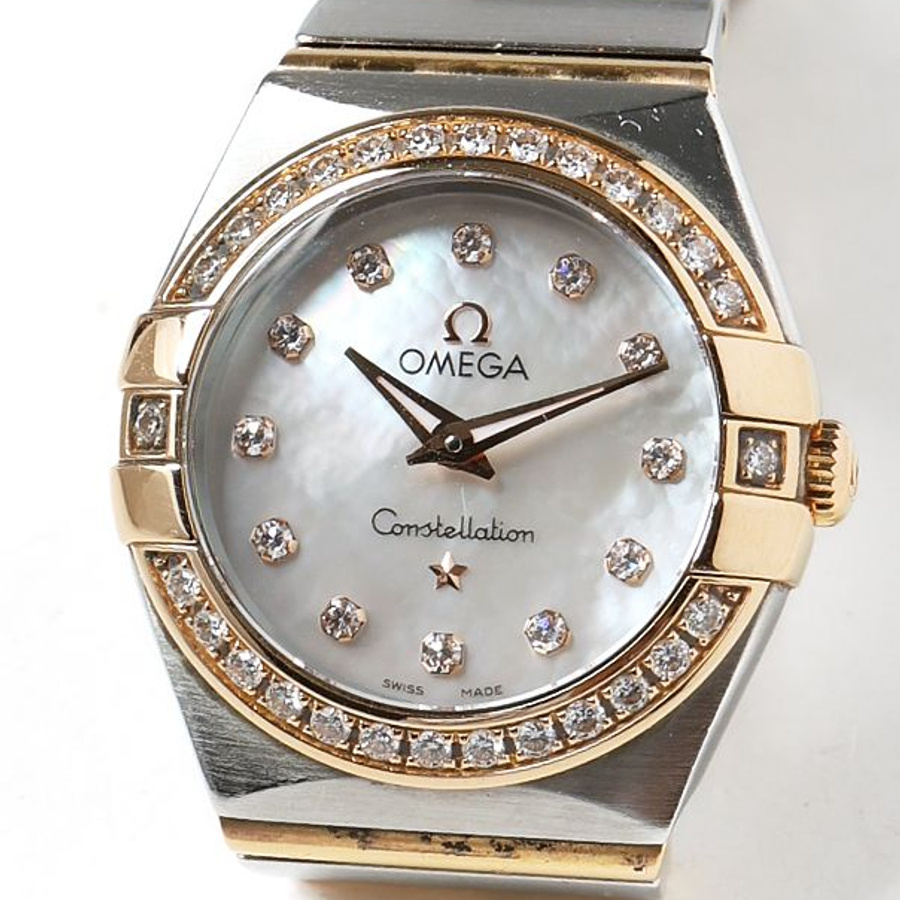 Omega Constellation 24mm 2010 Diamond Watch