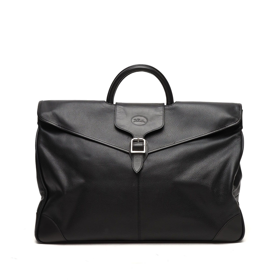 Longchamp Leather Weekend Bag