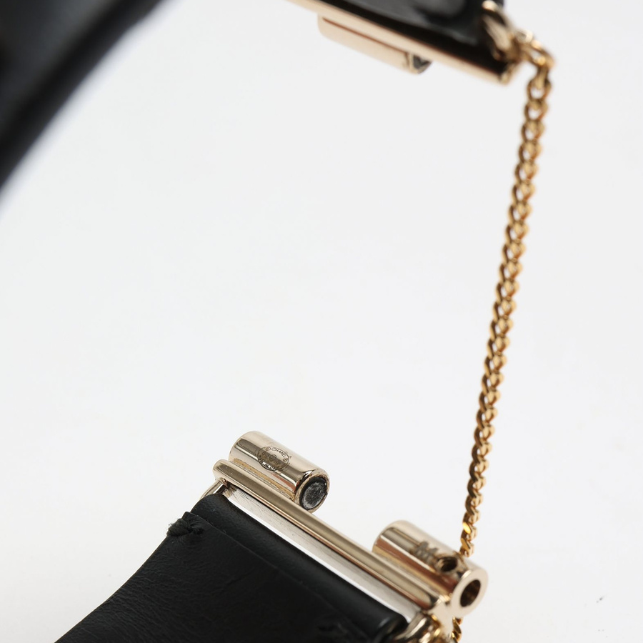 Chanel Leather Wrap Bracelet
