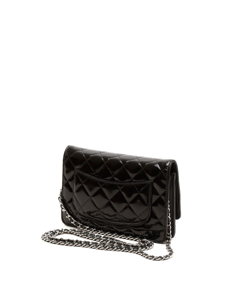 Chanel Patent Wallet On Chain Bag