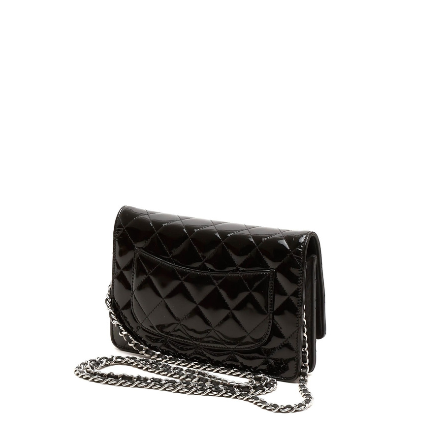 Chanel Patent Wallet On Chain Bag