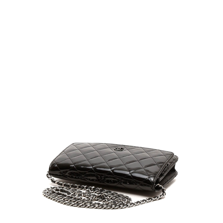 Chanel Patent Wallet On Chain Bag