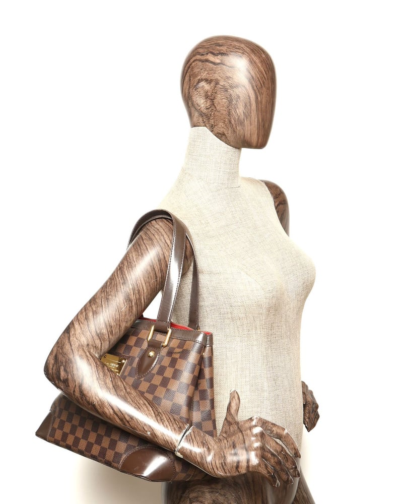 Louis Vuitton Damier Ebene Hampstead PM Tote Bag