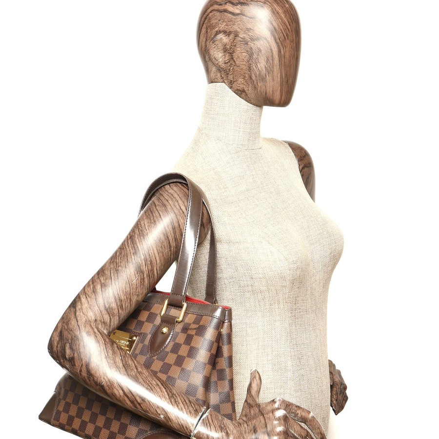 Louis Vuitton Damier Ebene Hampstead PM Tote Bag