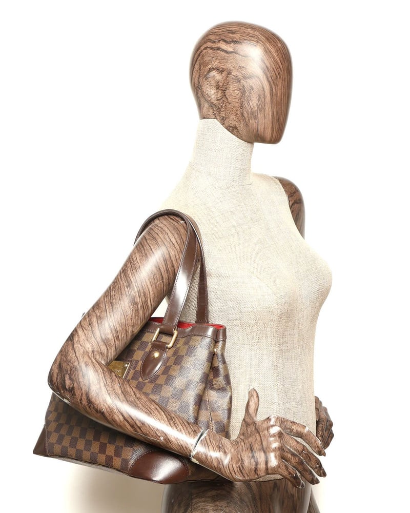 Louis Vuitton Damier Ebene Hampstead PM Tote Bag