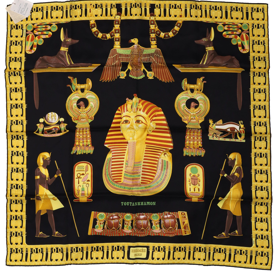 Hermès Carré 70 Tutankhamun Silk Scarf