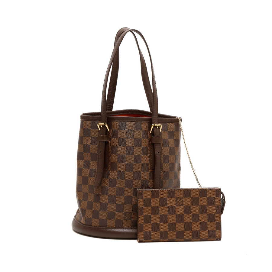 Louis Vuitton Damier Ebene Marais Bucket Bag