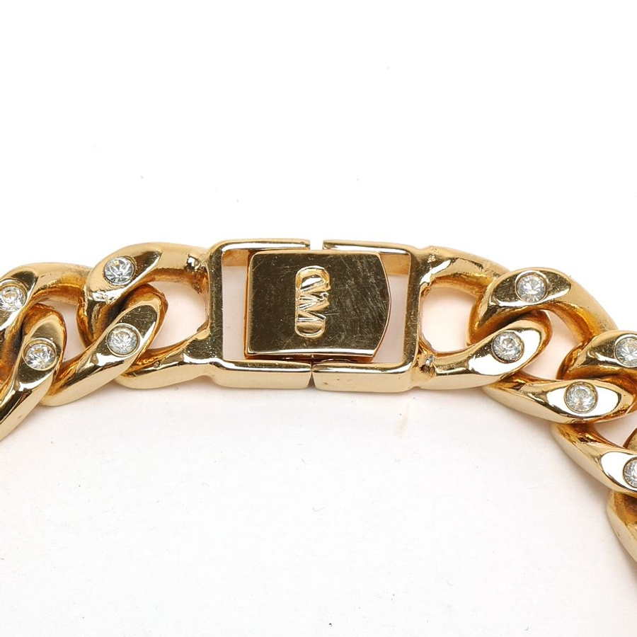 Valentino Marudini Rhinestone Chain Bracelet