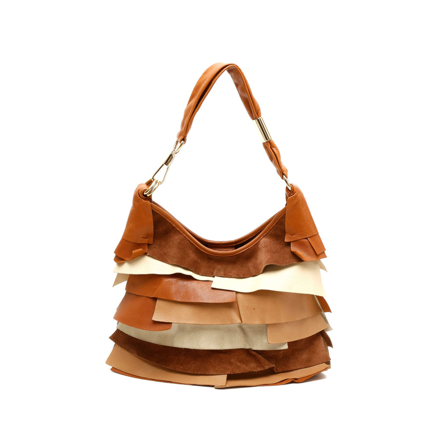 Saint Laurent Rive Gauche Frill Shoulder Bag
