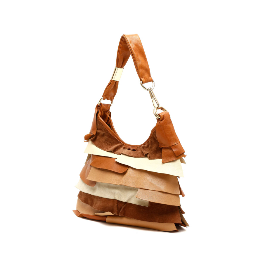 Saint Laurent Rive Gauche Frill Shoulder Bag