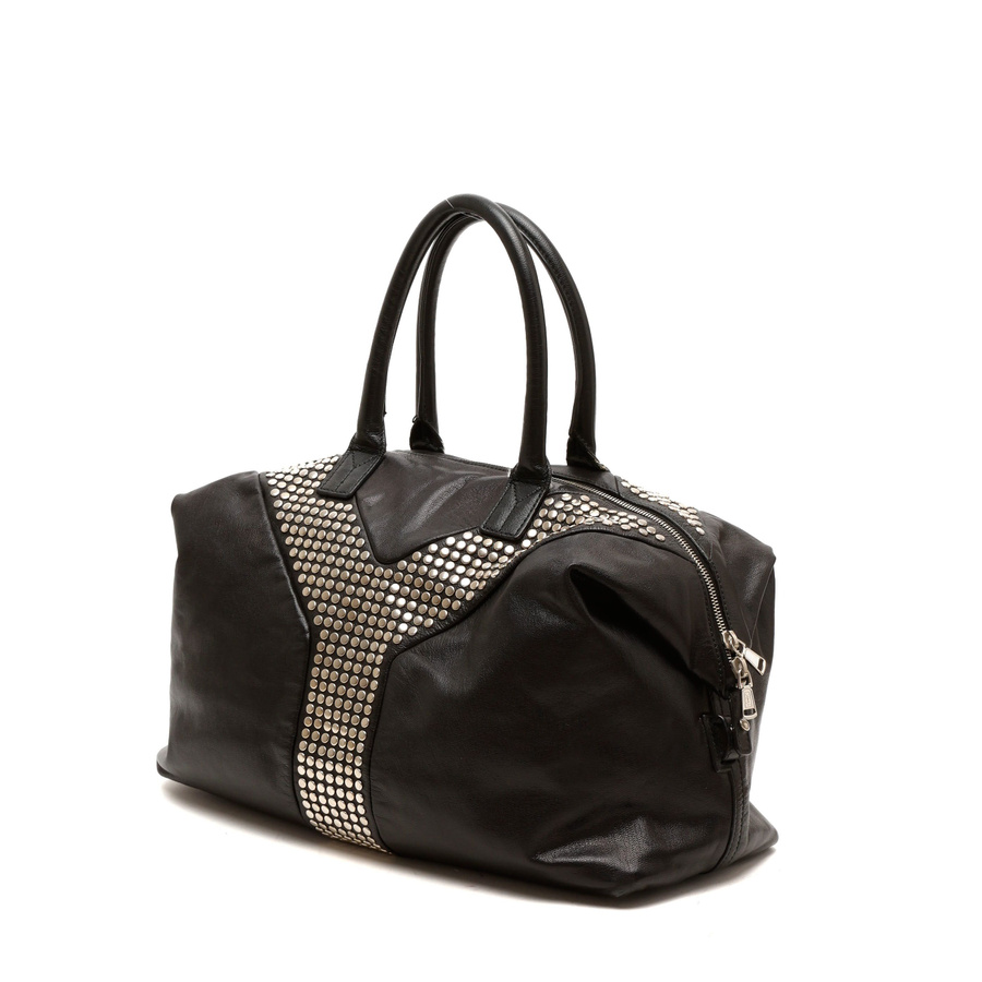 Saint Laurent Studded Easy Y Boston Bag