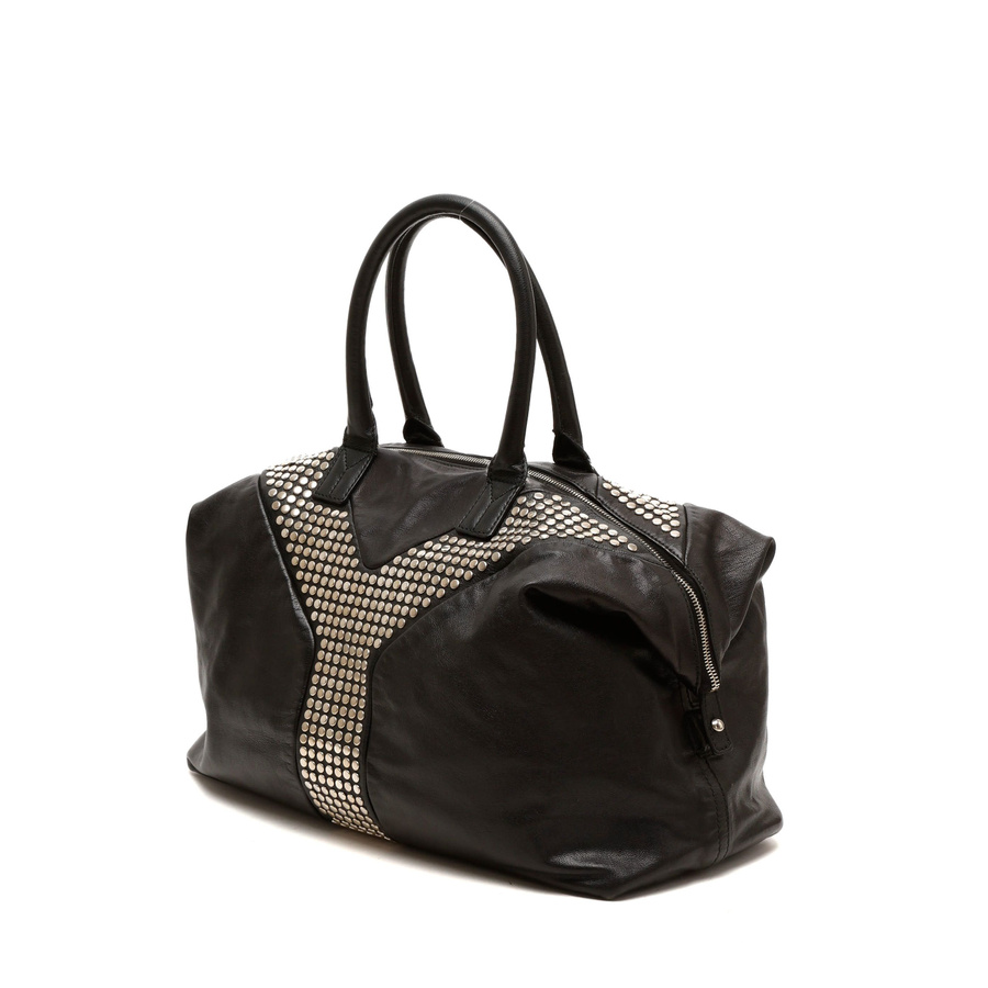 Saint Laurent Studded Easy Y Boston Bag