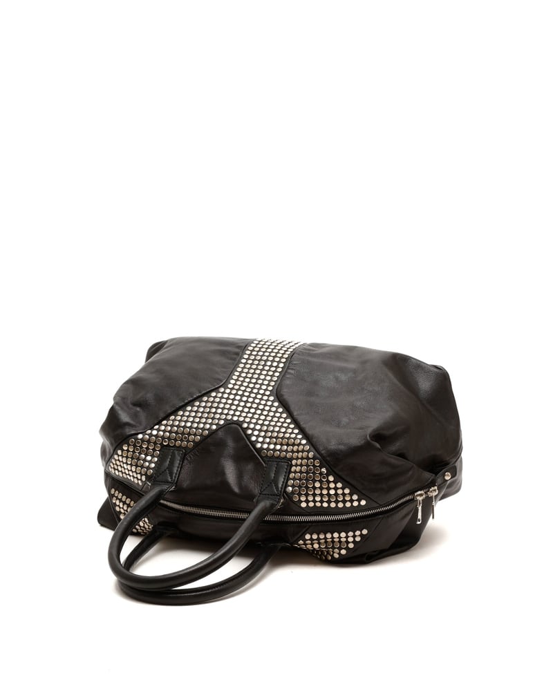 Saint Laurent Studded Easy Y Boston Bag