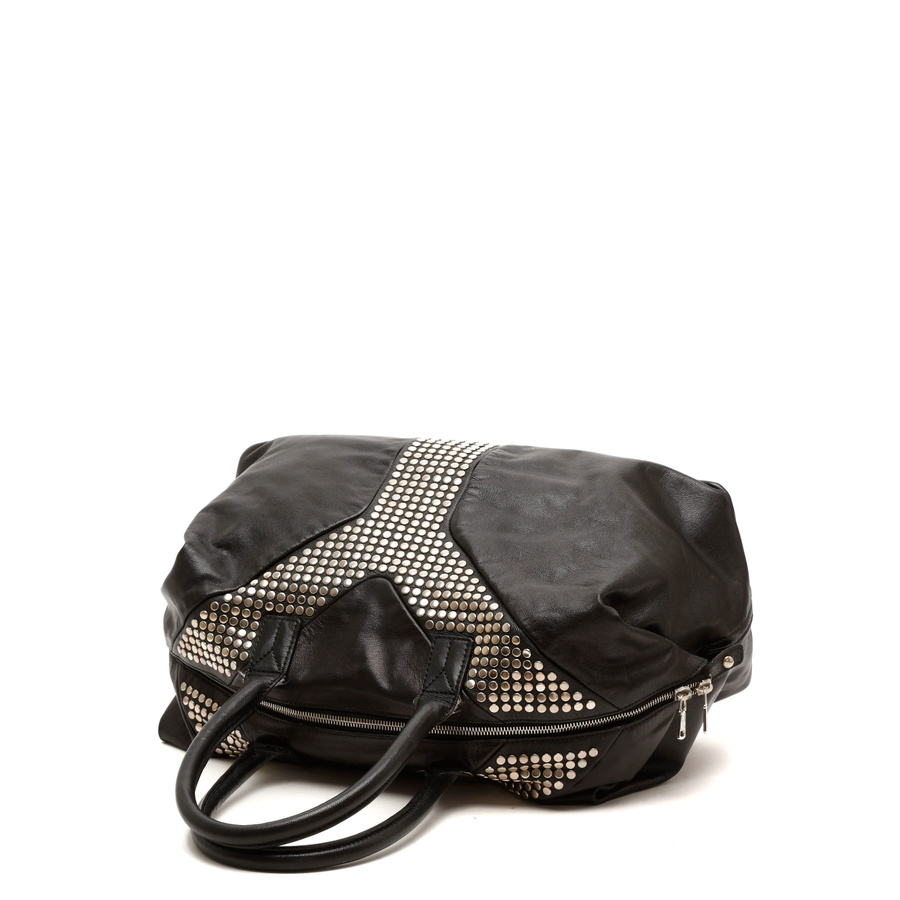 Saint Laurent Studded Easy Y Boston Bag