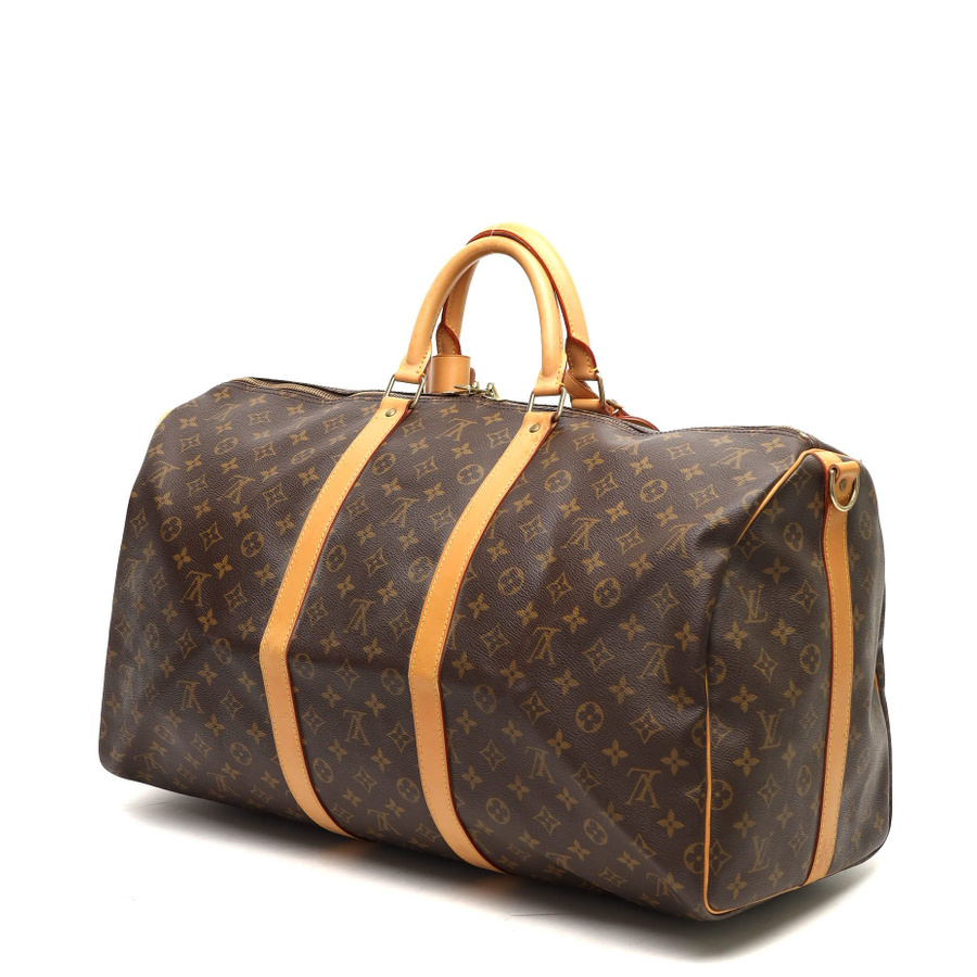 Louis Vuitton Monogram Keepall Bandoulière 55 Weekend Bag
