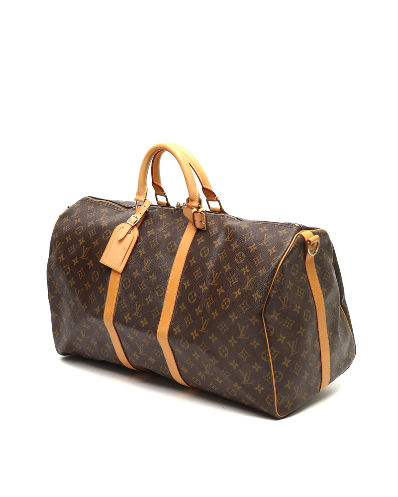 Louis Vuitton Monogram Keepall Bandoulière 55 Weekend Bag