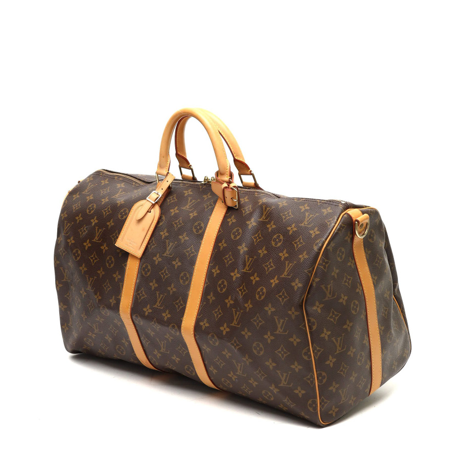 Louis Vuitton Monogram Keepall Bandoulière 55 Weekend Bag