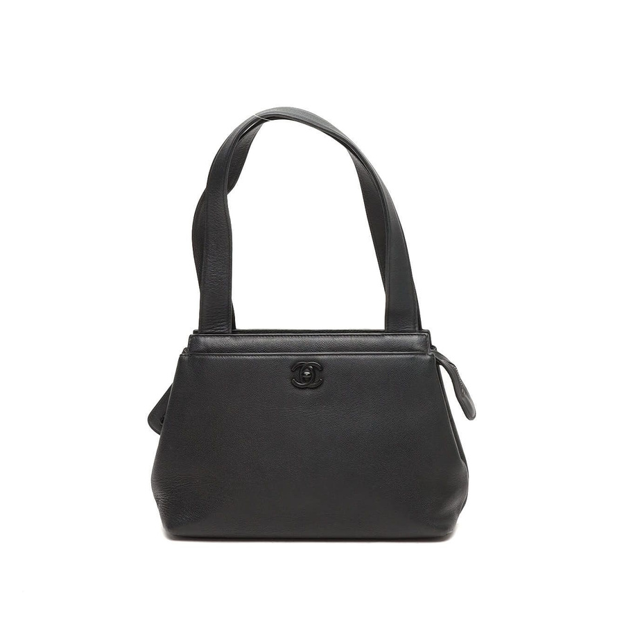 Chanel 1990s Coco Mark Caviar Bag