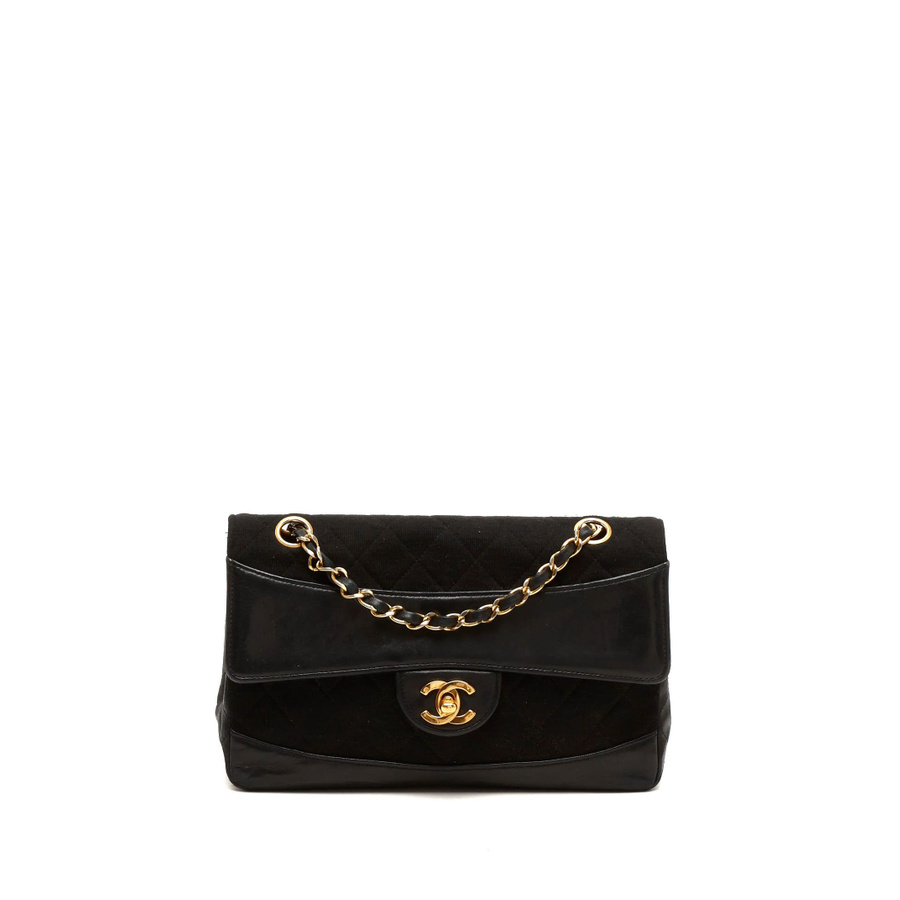 Chanel Vintage Jersey Single Flap Bag