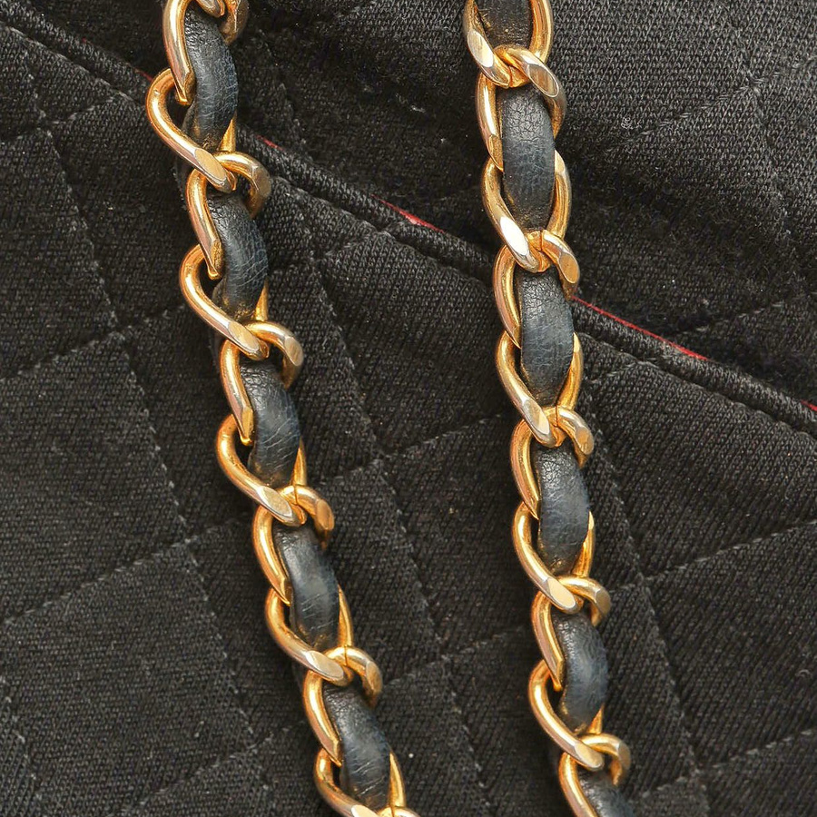 Chanel Vintage Jersey Single Flap Bag