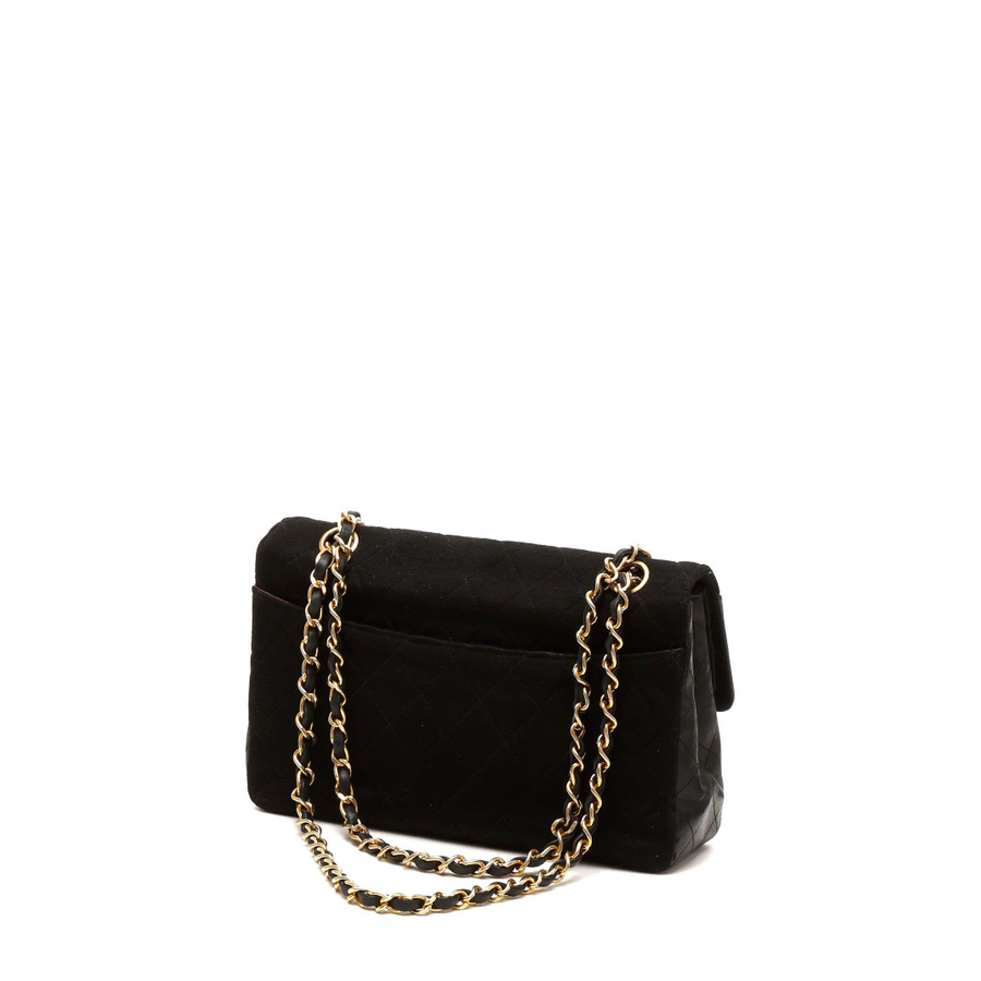 Chanel Vintage Jersey Single Flap Bag