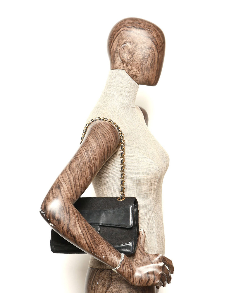 Chanel Vintage Jersey Single Flap Bag